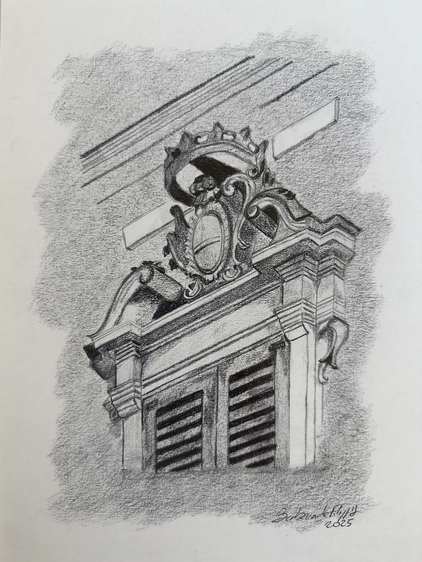 porta barocca salento art wanderer quadri