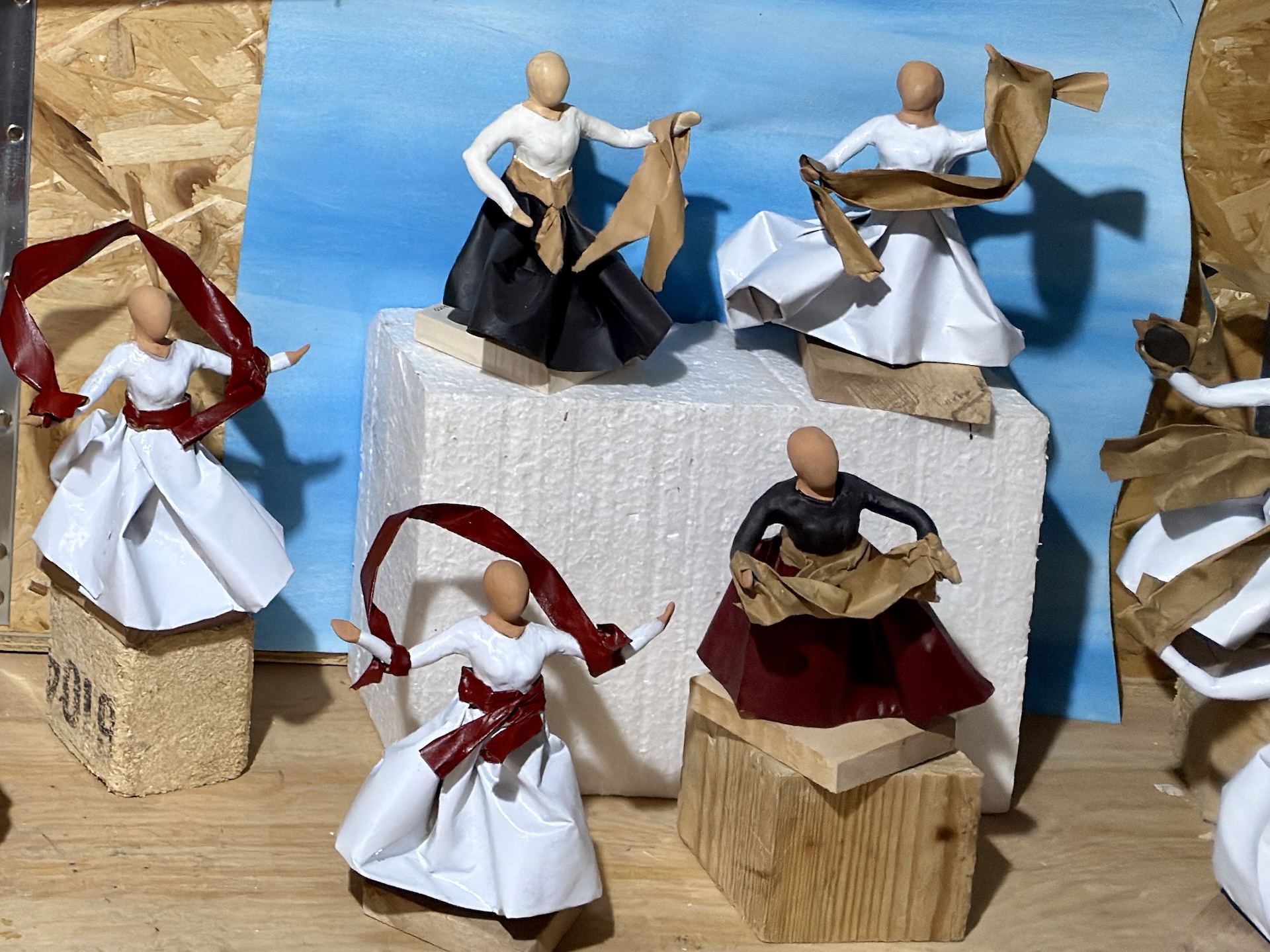 Ballerine in cartapesta