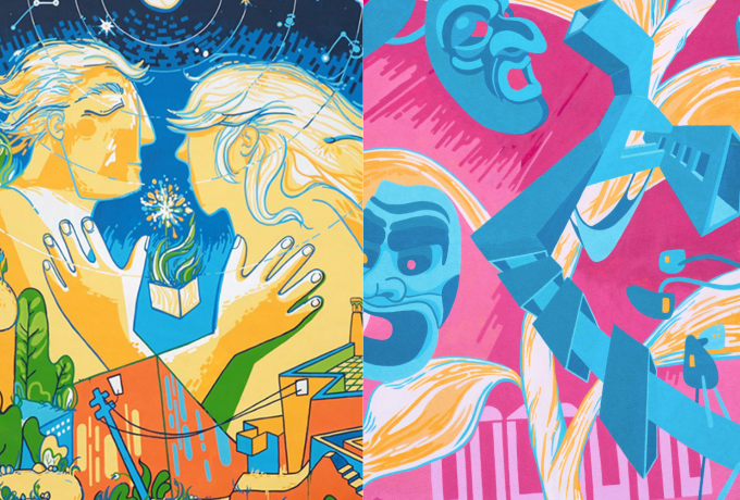 Murales colorati. Salento.